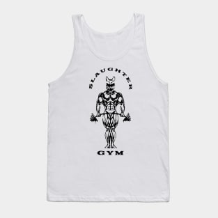 Slaughter to prevail merch slaughter gym white Tank Top